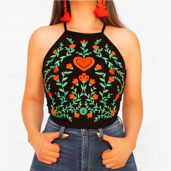 Tops - Herencia Collection Rebelde Backless Tie Top XL